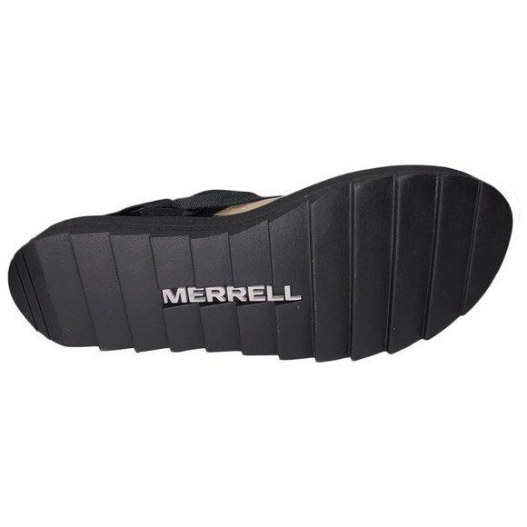NWT MERRELL MSRP $84.99 MEN\'S BLACK ALPINE STRAP SANDALS SIZE 12